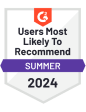 G2 Users Recommend Summer 2024